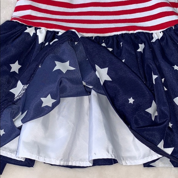 Marmellata Baby Girl Dress 18m Fourth of July Red Blue - Picture 6 of 8